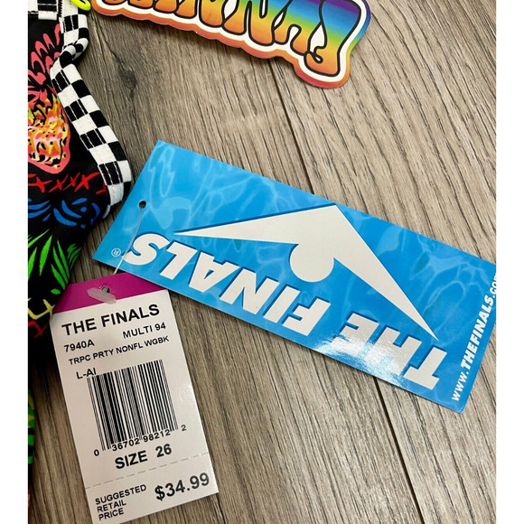 The Finals Funnies Tropical Party WingBack NonFoil 1pc Swimsuit Multi Size 26 - Picture 5 of 8